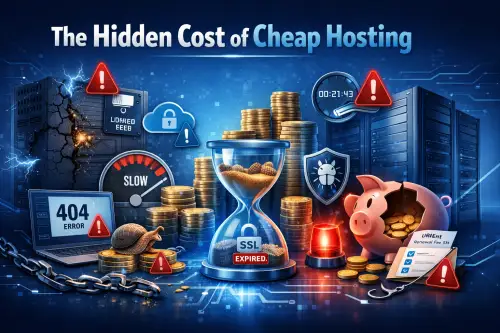 Click Here To Enlarge This Photo Of The Hidden Cost of Cheap Hosting