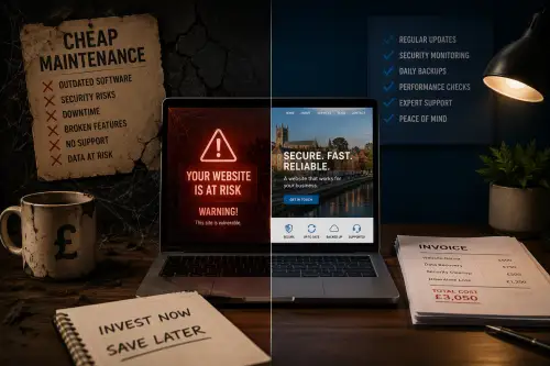 Click Here To Enlarge This Photo Of Why Cheap Website Maintenance Ends Up Costing More