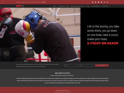 View This Web Design Project For: CPTUK