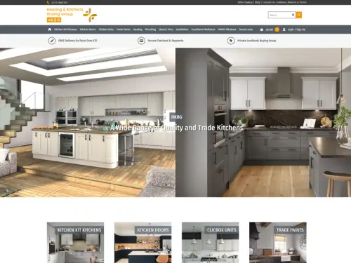 View This Web Design Project For: Heating & Kitchens Buying Group